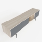 Valencia TV Cabinet by Unico Milano - Тумбы, комоды - 3D модель - фото 5