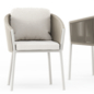 OMER ARMCHAIR and ALEXA EXTENDABLE TABLE 62 by akulaliving - Стол + стул - 3D модель - фото 4