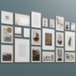 Interior Picture Frames Set-46 - Багеты - 3D модель - фото 3