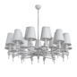 Stillux CHROME AND WHITE 24 LIGHTS CHANDELIER - Подвесной - 3D модель - фото 2