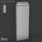 OM Декоративный элемент Orac Decor K202 - Лепнина - 3D модель - фото 2