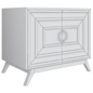 Worlds Away Bernard White Lacquer 2 Door Cabinet - Тумбы, комоды - 3D модель - фото 2