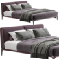 Bed Park Uno Poliform - Кровати - 3D модель