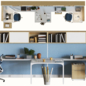 office set - Офисная мебель - 3D модель - фото 4