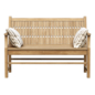 Chippendale Patio Bench / Деревянная скамейка - Другая мягкая мебель - 3D модель - фото 2