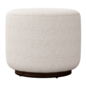 Sinclair Round Boucle Ottoman Whistler Oyster Suede by Four Hands - Другая мягкая мебель - 3D модель - фото 2