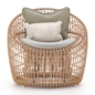 Austen Rattan Outdoor Barrel Chair - Кресла - 3D модель - фото 4