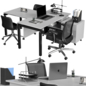 Office Furniture 03 - Офисная мебель - 3D модель