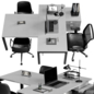 Office Furniture 03 - Офисная мебель - 3D модель - фото 4