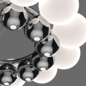 24 Pearls Pendant by Vistosi - Подвесной - 3D модель - фото 3