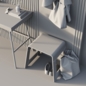Мебельная композиция в прихожую. ИКЕА - Прихожая - 3D модель - фото 7