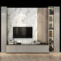 TV wall set 241 - ТВ стенка - 3D модель