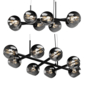 Staggered Ombre Glass Chandelier West Elm - Подвесной - 3D модель - фото 3