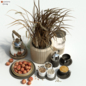 Tableware set 158 - Посуда - 3D модель