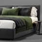 Bonaldo tonight bed - Кровати - 3D модель - фото 4