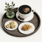 Decorative coffee set (cookies and croissant ) set 001 - Еда и напитки - 3D модель - фото 2