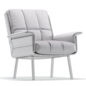 Minotti Office Armchair Daiki Studio Velvet and Leather - Кресла - 3D модель - фото 7