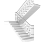 Лестница в классическом стиле.Classic Modern interior stair - Лестницы - 3D модель - фото 6