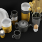 Декоративный набор посуды Sagaform - Посуда - 3D модель - фото 5