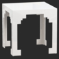 Chelsea House Cut Corner Table in White, Large - Столы - 3D модель - фото 2