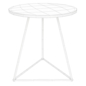 Round White Marble And Black Metal Accent Table - Столы - 3D модель - фото 2