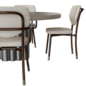 Costantini Pietro Splendor Layla - Стол + стул - 3D модель - фото 6