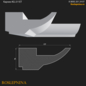 Карниз KG-211ET от RosLepnina - Лепнина - 3D модель