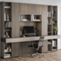 Home Office Desk and Library Set - Office Furniture 321 - Офисная мебель - 3D модель