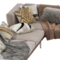 Modern Sofa Let it Be 7 - Диваны - 3D модель - фото 6