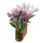 Flower Set 25 / White and Purple Tulips Bouquet - Букеты - 3D модель - фото 4