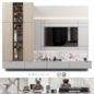 TV Wall | set 735 - ТВ стенка - 3D модель