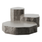 Stone slab coffee tables - Столы - 3D модель