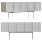 SB2 CARREAU IVORY BONE MEDIA CREDENZA - Тумбы, комоды - 3D модель - фото 3