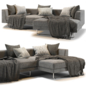 Sofa Jesse Brian Longue - Диваны - 3D модель - фото 3