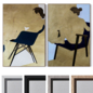 Set of large wall paintings 2501 - Багеты - 3D модель