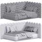 Corner Bed Lego Kids - Кровати - 3D модель - фото 3