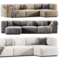 Mate Corner Sofa Bymdf Italia - Диваны - 3D модель - фото 2