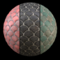 stone walkway paving set 007 - Кафель, Плитка - 3D модель