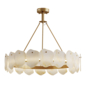 Люстра Мрамор Lucretia Marble Round Chandelier 80 см - Подвесной - 3D модель