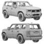 Toyota Land Cruiser 250 Prado 2024 - Наземный транспорт - 3D модель - фото 5