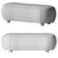 Adeline boucle bench by My Cura Home - Другая мягкая мебель - 3D модель - фото 2