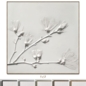 Plaster two square photo frames D-173 - Багеты - 3D модель