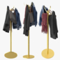 Coat Rack Gold - Одежда и обувь - 3D модель - фото 2