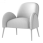 John Lewis Swoon Ellington Chair - Кресла - 3D модель - фото 3
