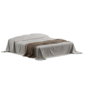 Муслиновое постельное zara home 8 - Кровати - 3D модель - фото 2