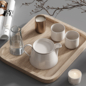 Tableware set10 - Посуда - 3D модель - фото 3