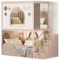 Designer two-level bed Kids room - Кровати - 3D модель - фото 4