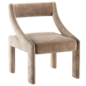 Laurie Dining Chair, Velvet, Rust - Стулья - 3D модель - фото 3