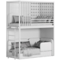 Designer two-level bed Kids room - Кровати - 3D модель - фото 7