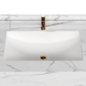 Modern Floating Stone Bathroom Vanity Walnut With Sink - Мебель - 3D модель - фото 2